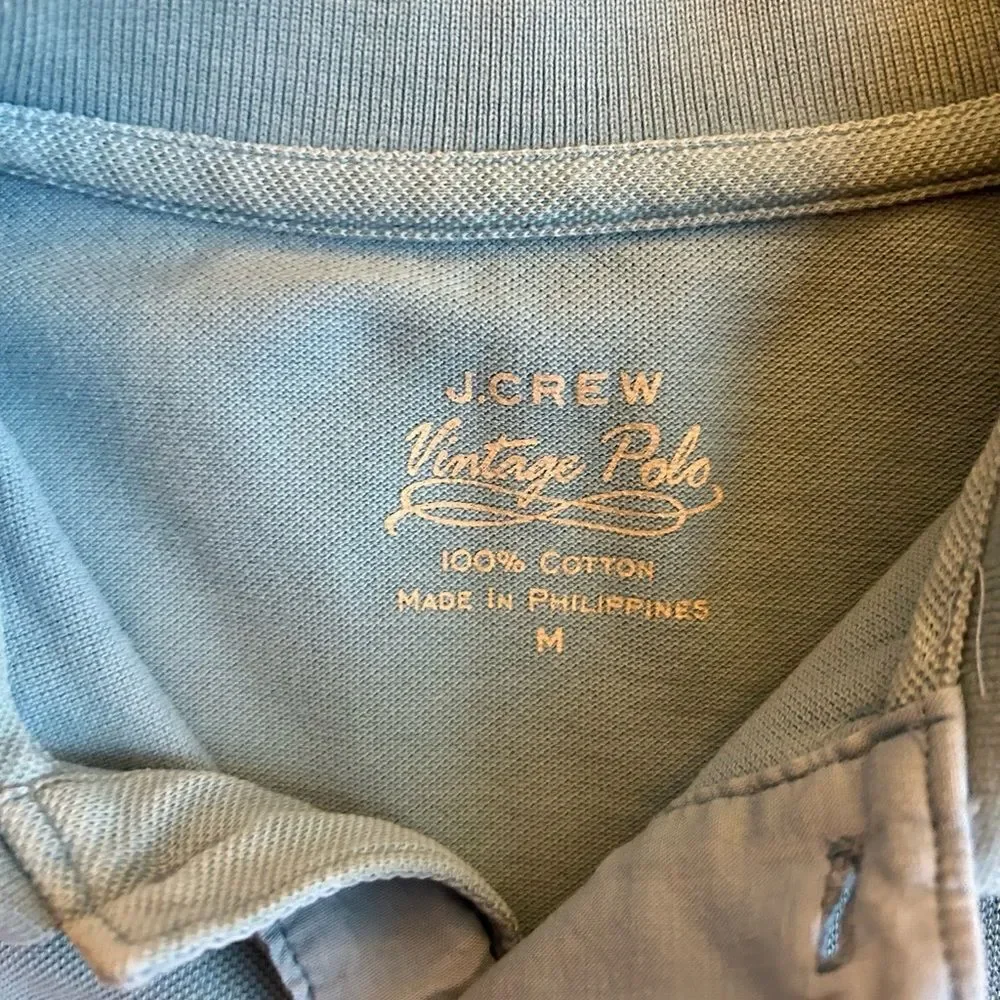 J. Crew vintage shirt sleeve polo. Size M.